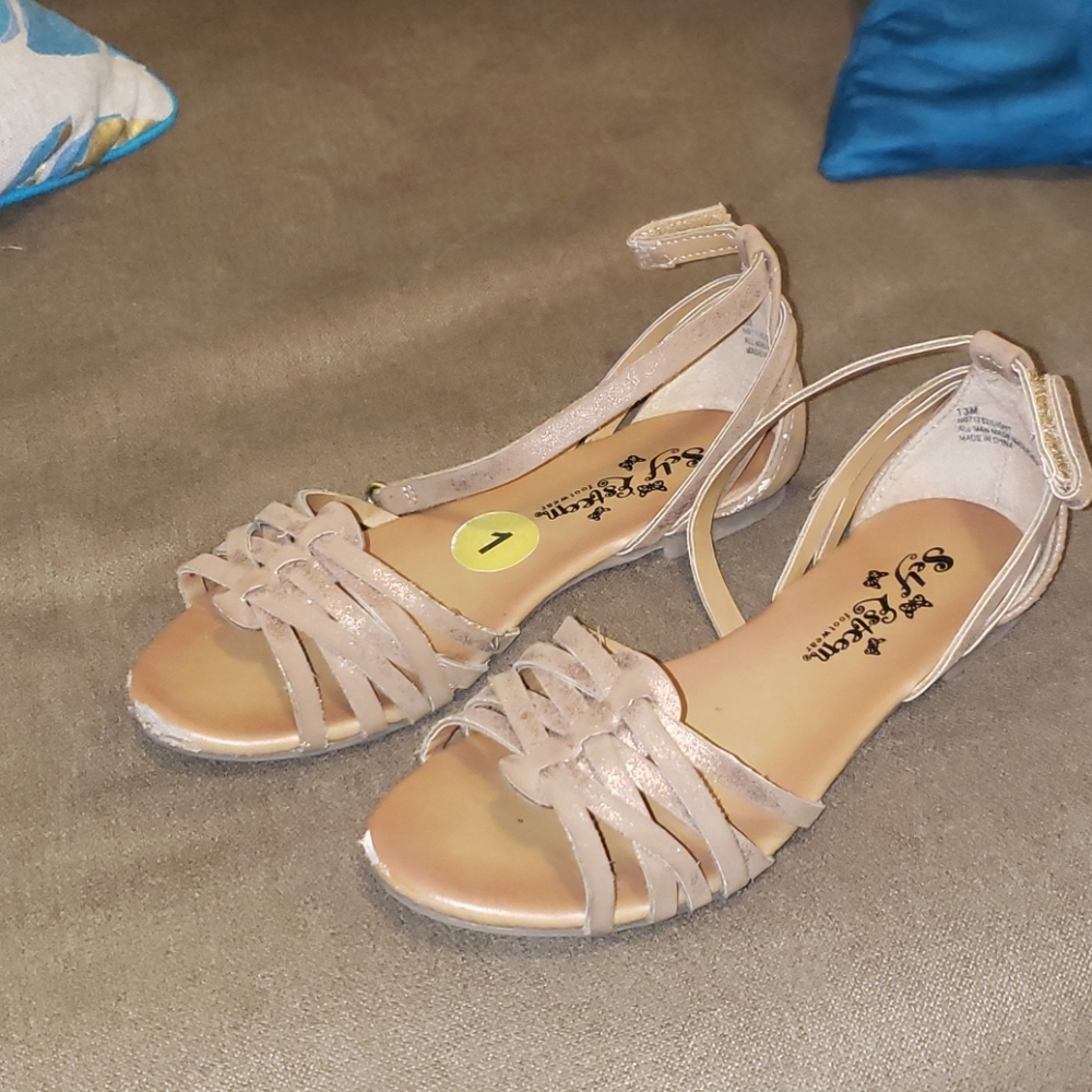 Tan sandals